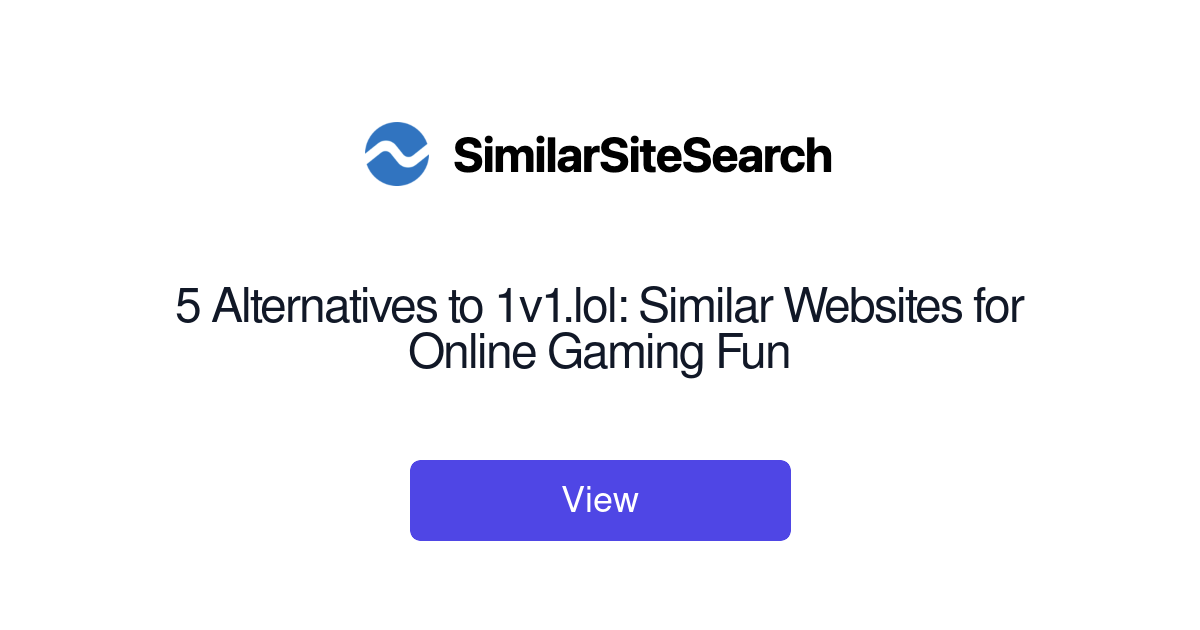 5 alternatives to 1v1 lol similar websites for online gaming fun