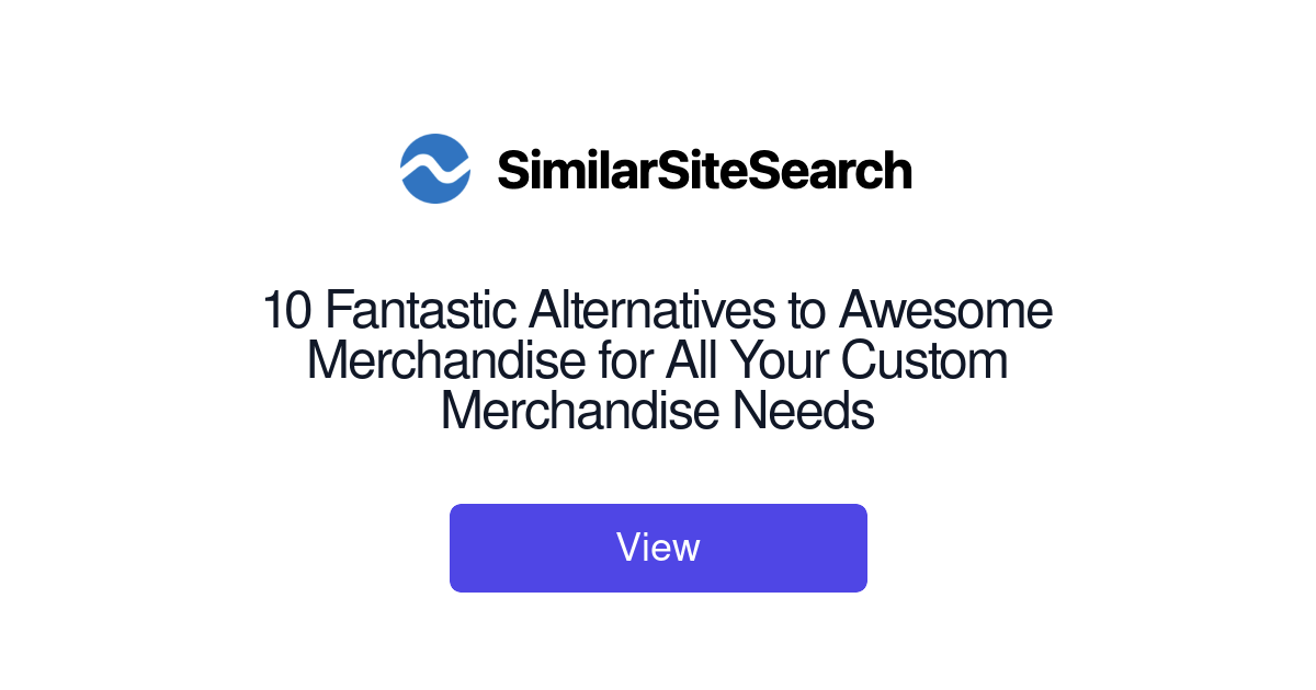 10 Fantastic Alternatives to Awesome Merchandise for All Your Cus ...