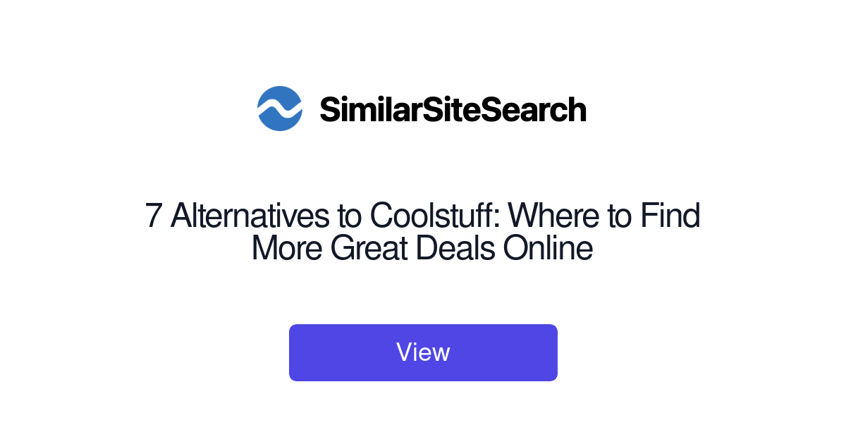 7 Alternatives to Coolstuff: Where to Find More Great Deals Onlin ...