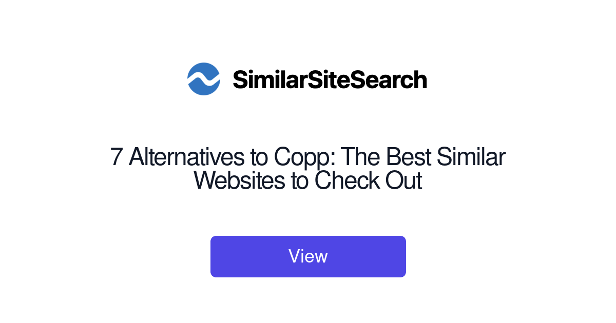 7 Alternatives to Copp: The Best Similar Websites to Check Out ...