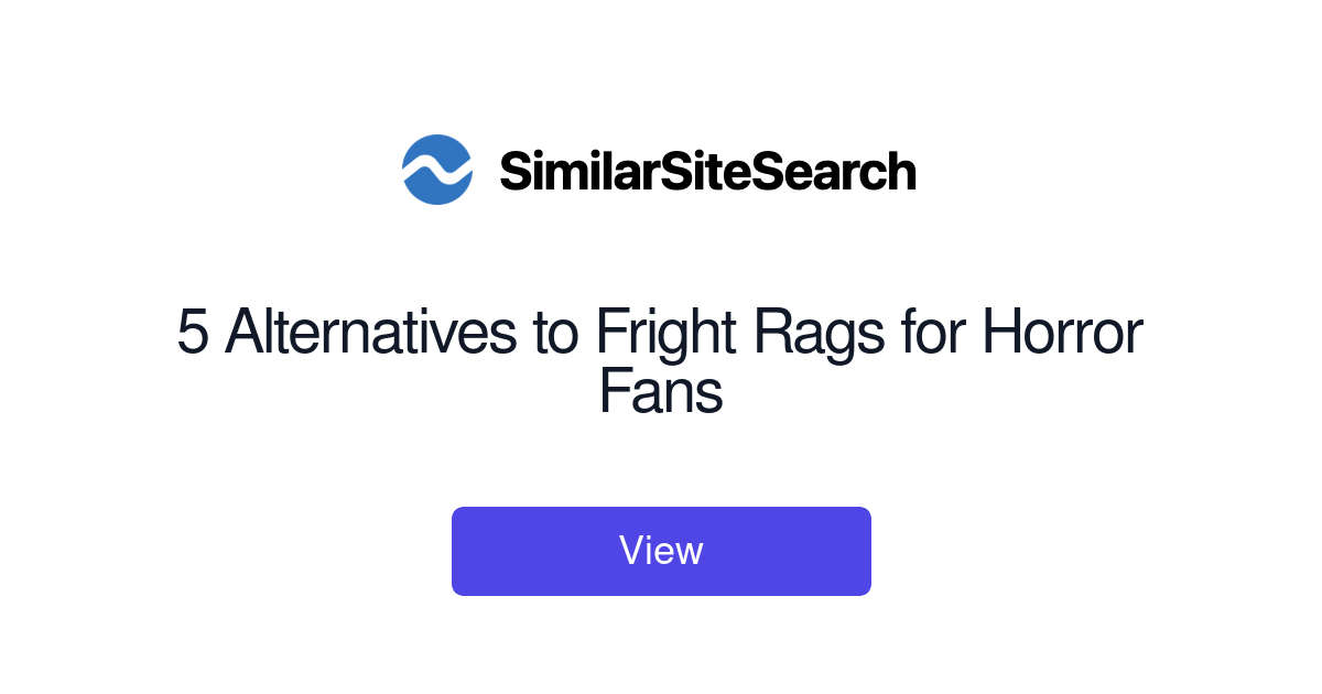 Fright Rago 5 Alternatives to Fright Rags for Horror Fans - SimilarSiteSearch