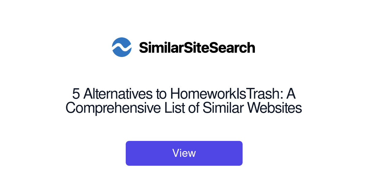 homework is trash.ml alternative