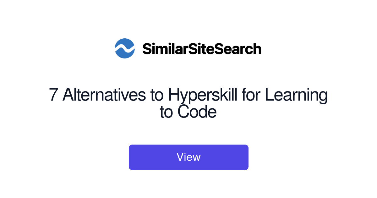 wagner-fischer algorithm · hyperskill Images High... 7 Alternatives to Hyperskill for Learning to Code - SimilarSiteSearch