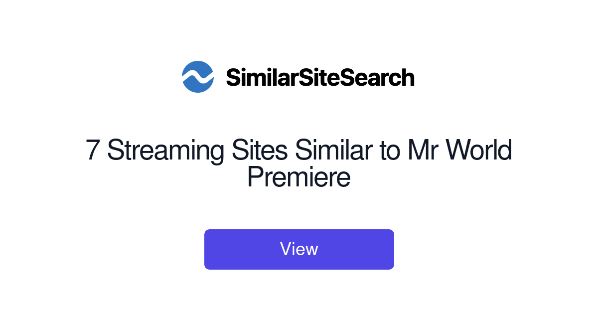 mr world premiere movies