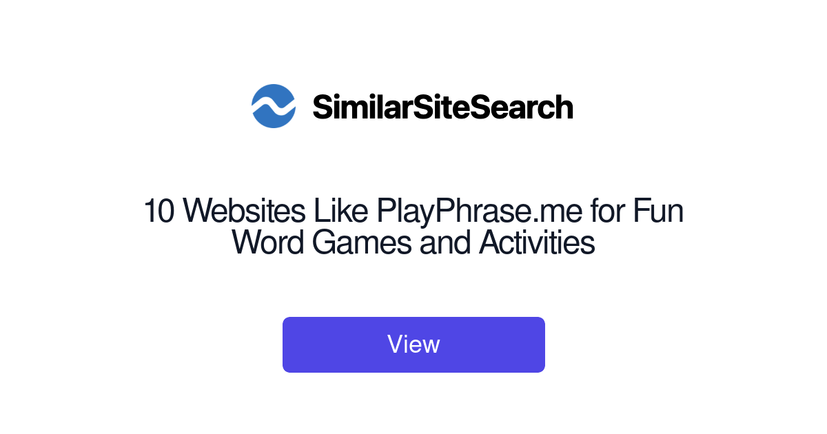 10 Websites Like PlayPhrase.me for Fun Word Games and Activities ...