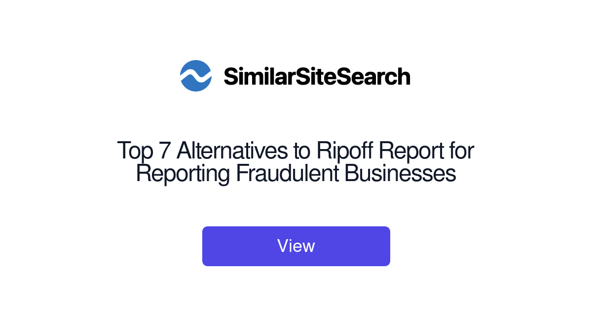 Top 7 Alternatives to Ripoff Report for Reporting Fraudulent Busi ...