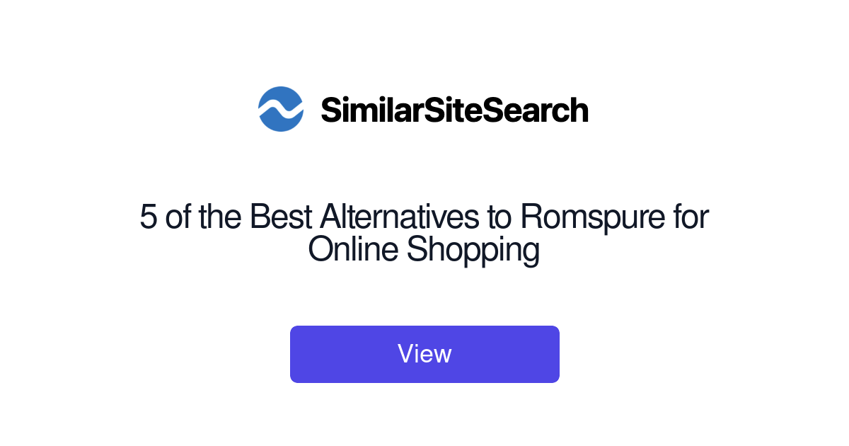 5 of the Best Alternatives to Romspure for Online Shopping ...
