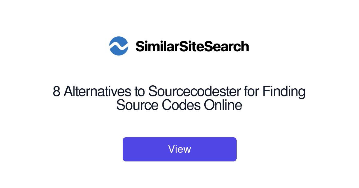 8 Alternatives to Sourcecodester for Finding Source Codes Online ...
