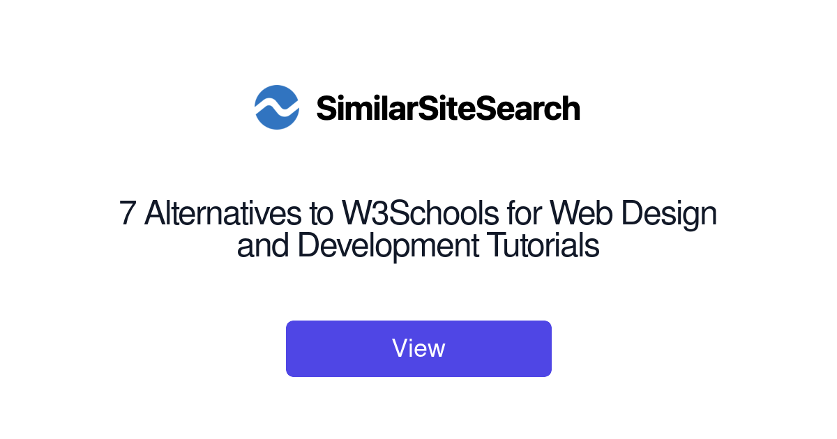 7 Alternatives to W3Schools for Web Design and Development Tutori ...