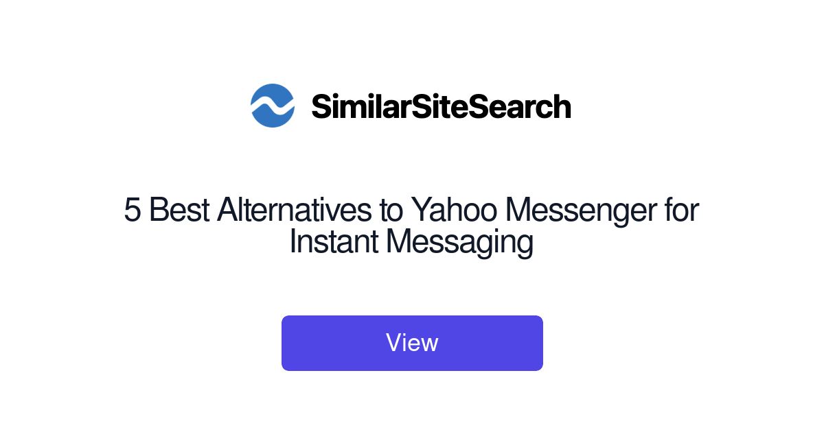 5 Best Alternatives to Yahoo Messenger for Instant Messaging ...