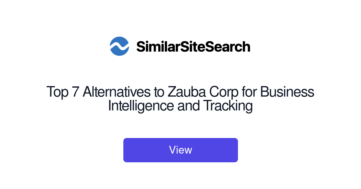 Top 7 Alternatives to Zauba Corp for Business Intelligence and Tr